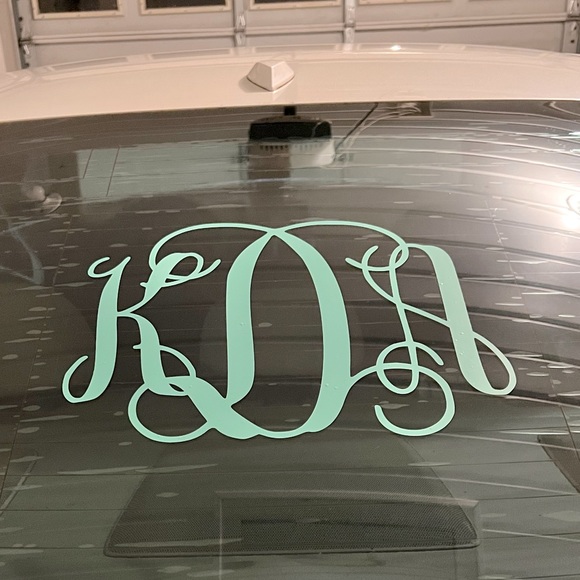 Custom monogram decals! - Picture 1 of 1